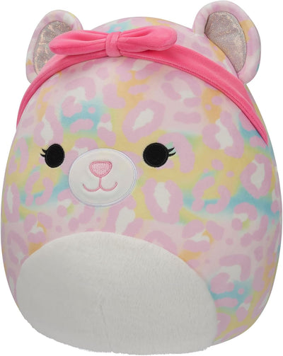Squishmallows SQCR05426 - Michaela der Regenbogen Leopard 30 cm, offizielles Jazwares Plüsch, superw