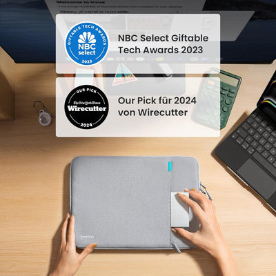 tomtoc 360° Tablet Tasche Hülle für 11 Zoll iPad Air M3/M2 2025-2024, 11 Zoll iPad Pro M4 OLED 2024,