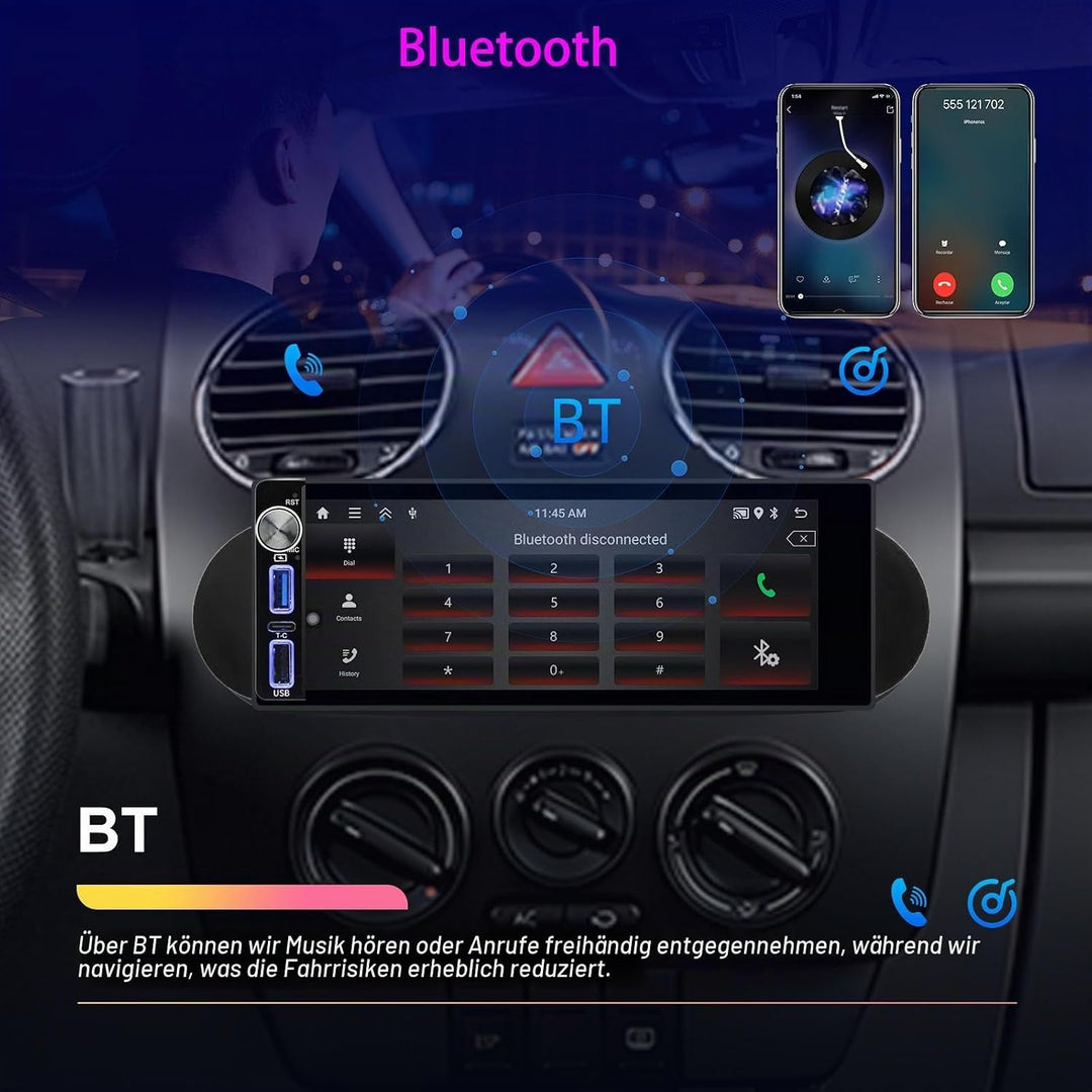 Android Autoradio Mit GPS Navigation HD Bildschirm Touch Display mit Carplay Canbus Auto Radio Ersat