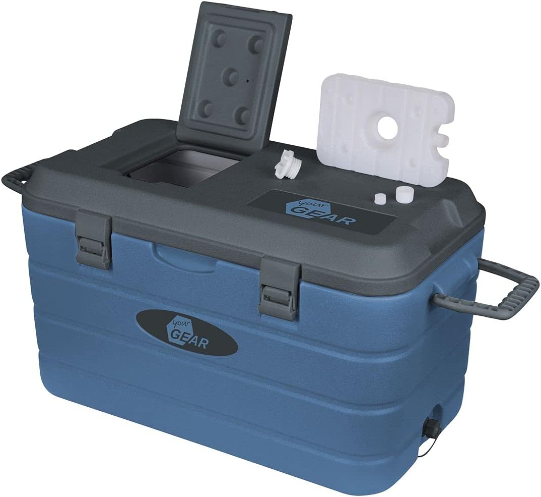 yourGEAR Coolah 40 L Kühlbox passiver Kühlbehälter PU Thermo-Box Kühltasche Isolierbox warm & kalt