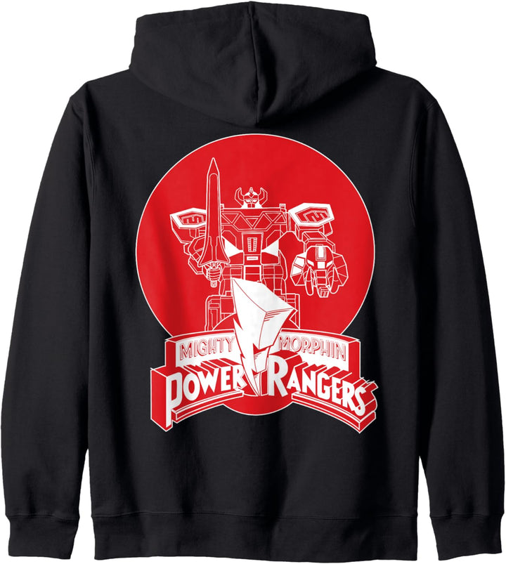 Power Rangers Logo Megazord Circle Kapuzenjacke