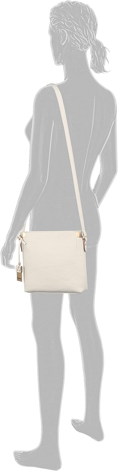Gabor bags Gela Damen Umhängetasche Crossbody Bag Mittelgross Weiss