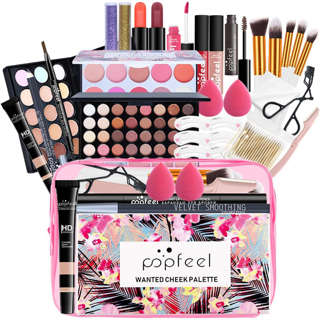 FantasyDay Multifunktions Exquisite Kosmetik Geschenkset Make-up Schmink Kit für Gesicht, Augen und
