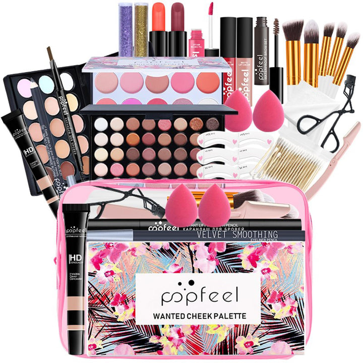 FantasyDay Multifunktions Exquisite Kosmetik Geschenkset Make-up Schmink Kit für Gesicht, Augen und