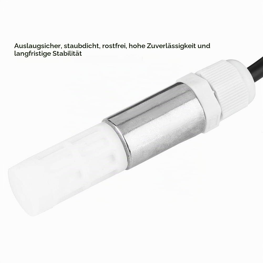 Staubdichter FS400-SHT3X Digitale Boden-Temperatur-Feuchtesensor-Sonde aus Edelstahl und Kunststoffg