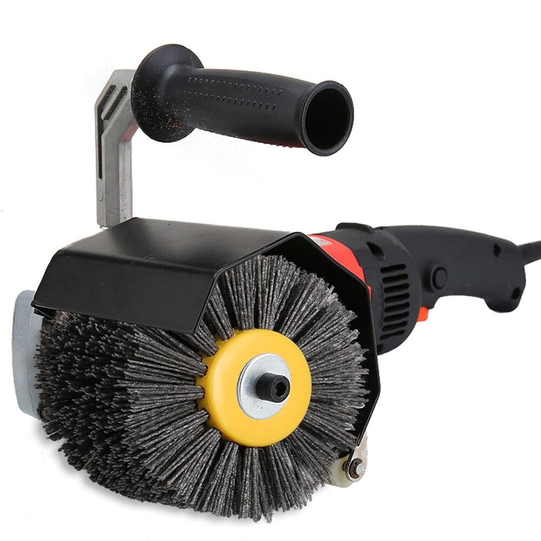 Shineboc Schleifbürsten,80 Körnung 120x100mm Nylonbürste, Polierbürste zum Holzverarbeitung, Grit Bü
