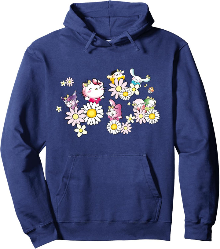 Hello Kitty and Friends Cute Spring Blossom Pullover Hoodie