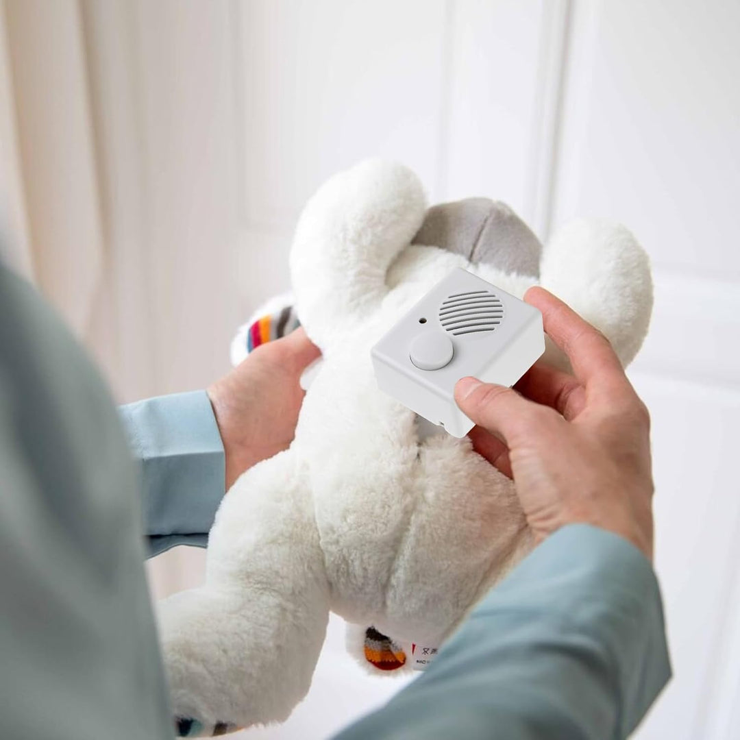 2 Stück Diktiergerät Für Stofftiere, Sprachmodul Für Kuscheltiere, Soundmodul Für Teddybär, Sprachmo