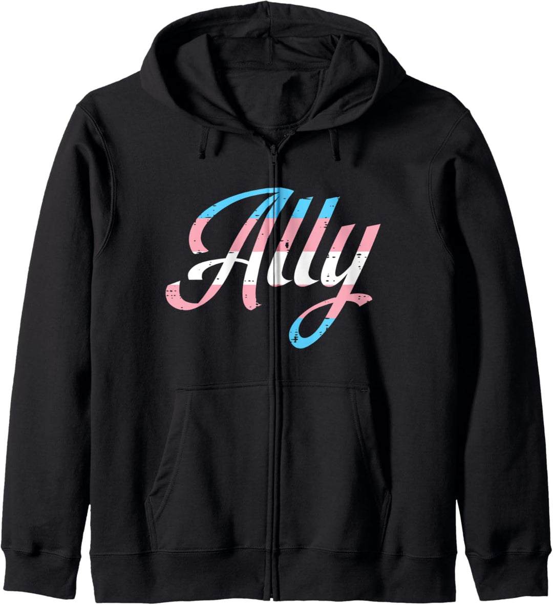 Ally Transgender Transsexual Trans Pride Flag LGBT Men Women Kapuzenjacke