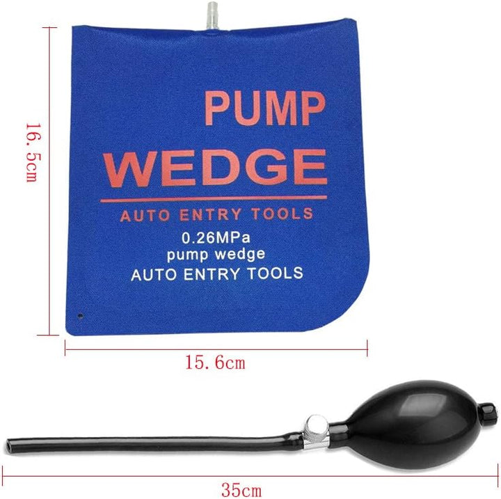 WANYI 6 Stück Pneumatikspanner Montagekissen Montagehilfe Fenster Quadratisch Air Wedge Pump Fenster