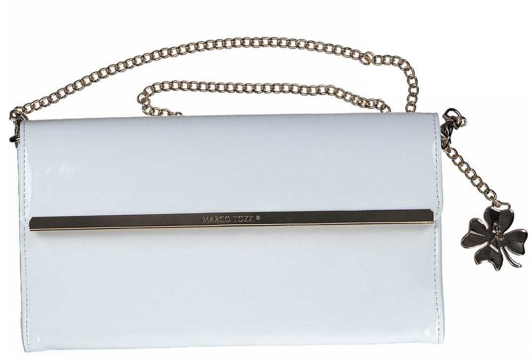 MARCO TOZZI Damen 2-2-81008-28 Handtasche, Einheitsgrösse White Patent, White Patent