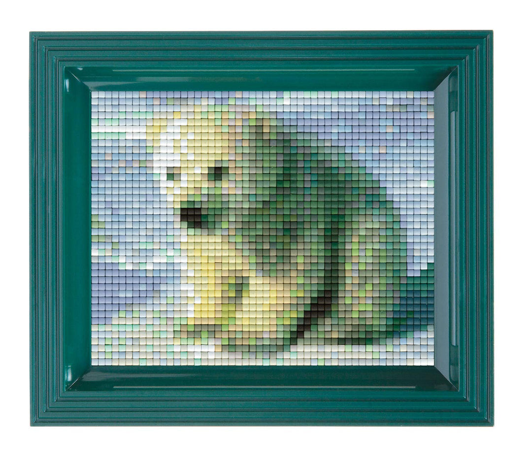 Pracht Creatives Hobby Pixel P31036 Mosaik Geschenkverpackung Eisbär, Pixelbild mit Rahmen, kinderle