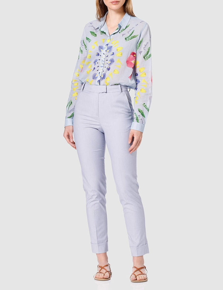 ESPRIT Damen Hose, 440/Light Blue
