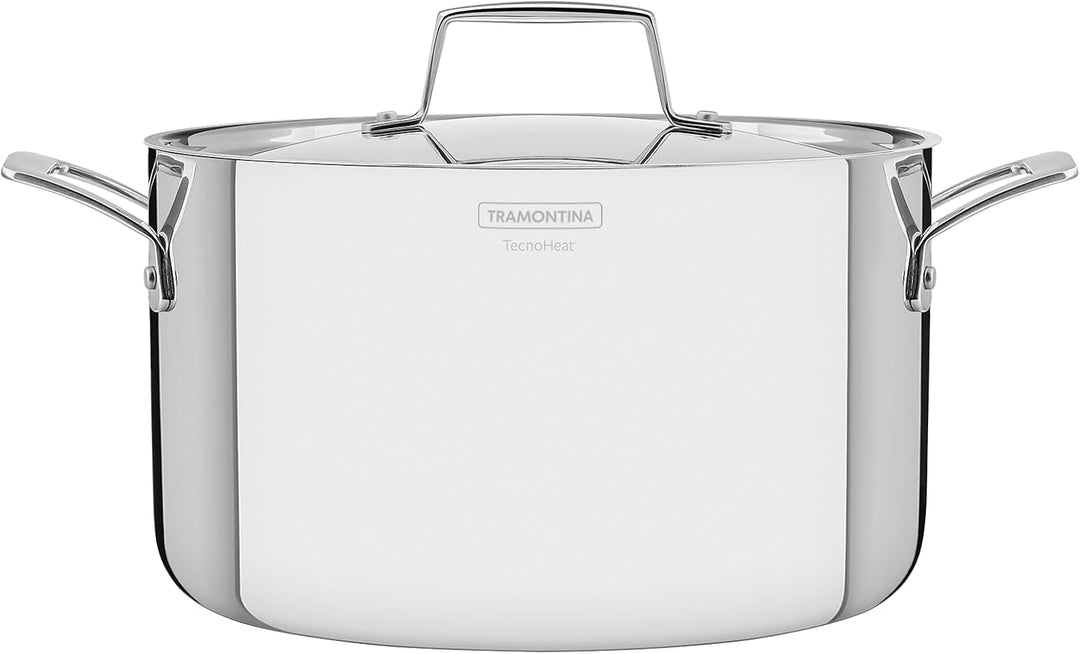 Tramontina GRANO Fleischtopf, ø 20cm 3,5 Liter, Edelstahl, Induktion, ofenfest Fleischtopf Ø20 cm, F