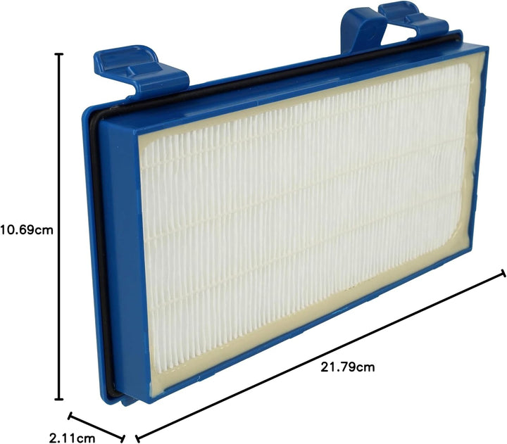 vhbw 2x Staubsaugerfilter Ersatz für Rowenta RS-RT3931 | ZR902301 für Staubsauger - HEPA-Filter Blau