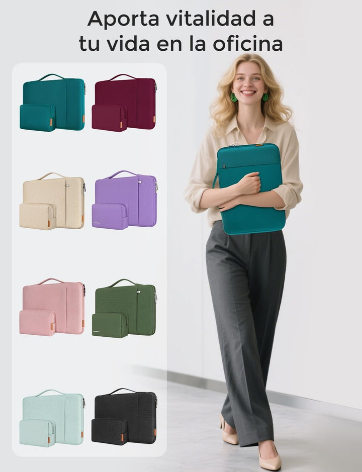 DOMISO Laptoptasche 17 Zoll Hülle Stossfest Wasserdicht Laptop Sleeve PC Case Notebook Schutztasche