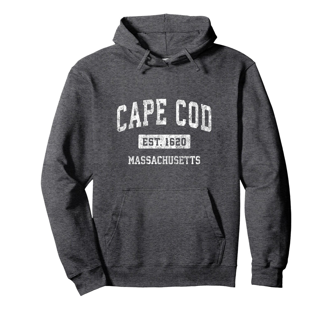 Cape Cod Massachusetts MA Vintage Sports Etabliertes Design Pullover Hoodie