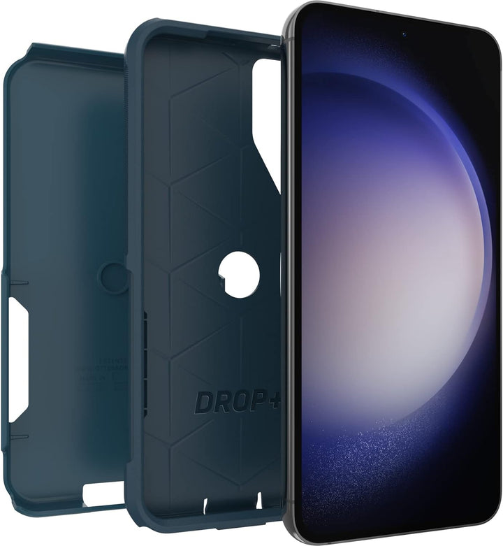 OtterBox Galaxy S23+ Commuter Series Schutzhülle – Don't Be Blue (Blau), schlank und robust, taschen