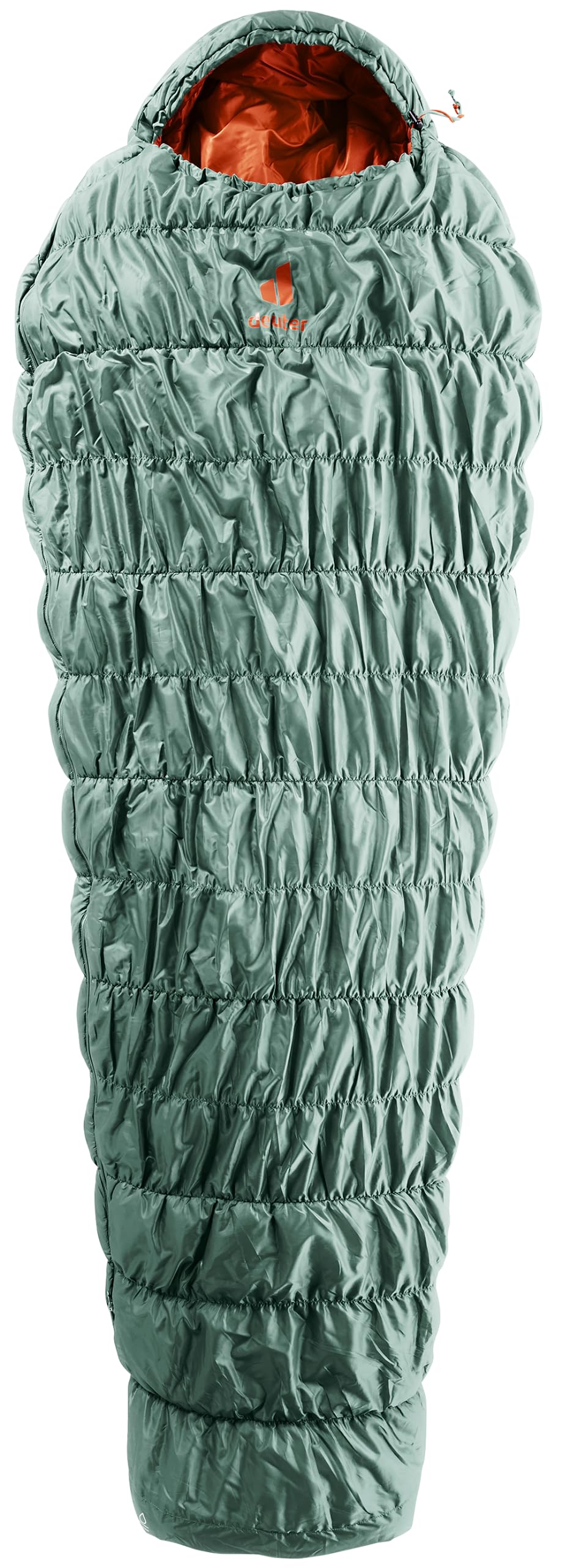 deuter Exosphere +4° Kunstfaserschlafsack sage-paprika Left Zip, sage-paprika Left Zip