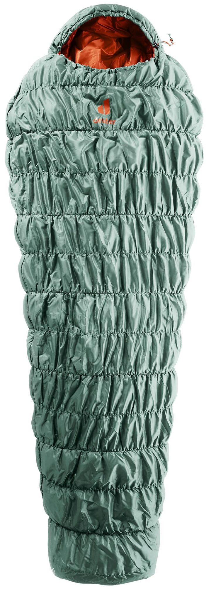 deuter Exosphere +4° Kunstfaserschlafsack sage-paprika Left Zip, sage-paprika Left Zip