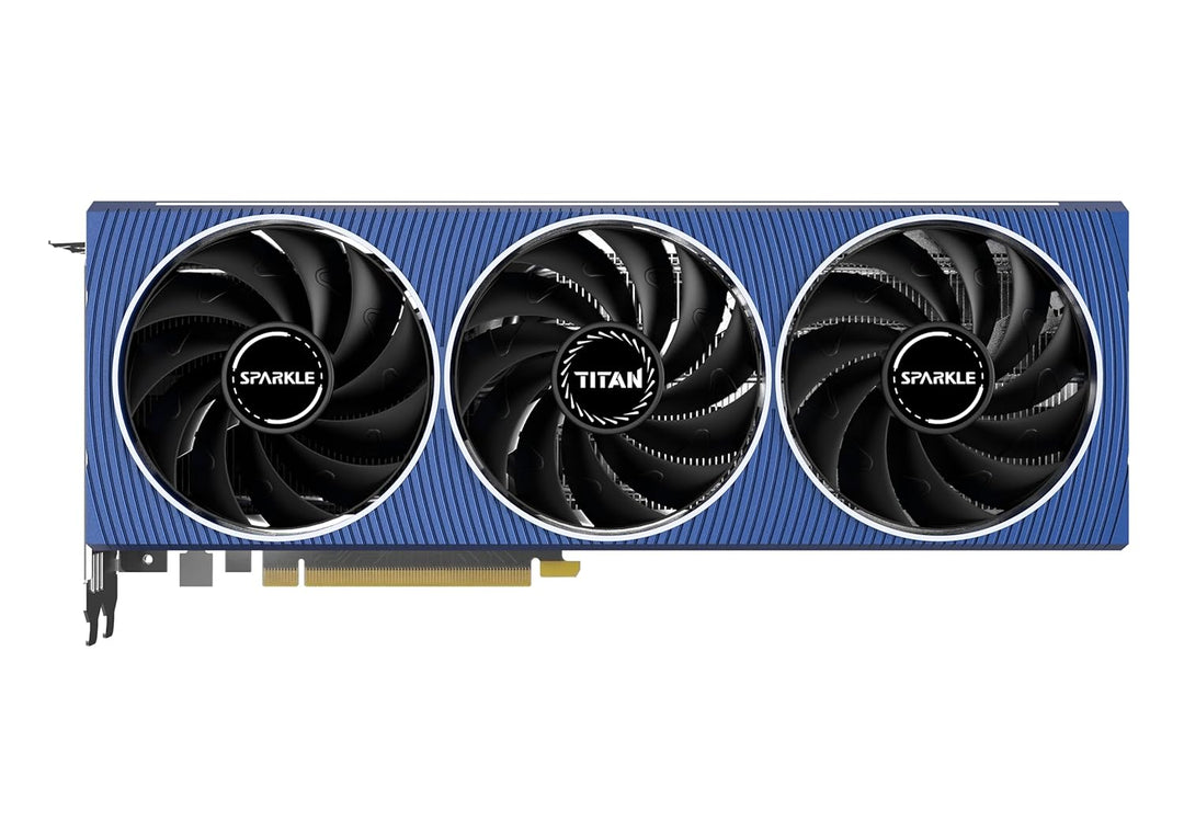SPARKLE Intel Arc A770 Titan OC Edition, 16 GB GDDR6, ThermalSync, zerrissene Kühlung, Axiallüfter,