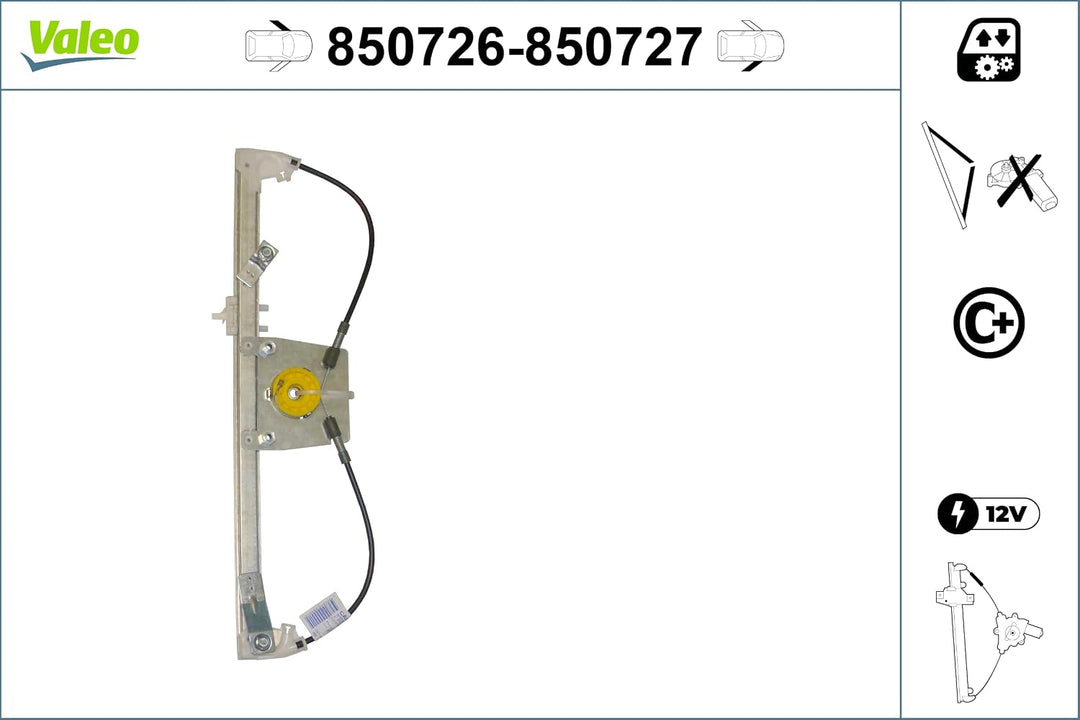 Valeo Fensterheber Vorne Links 850726