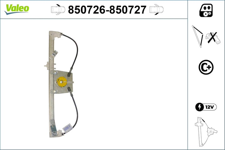 Valeo Fensterheber Vorne Links 850726