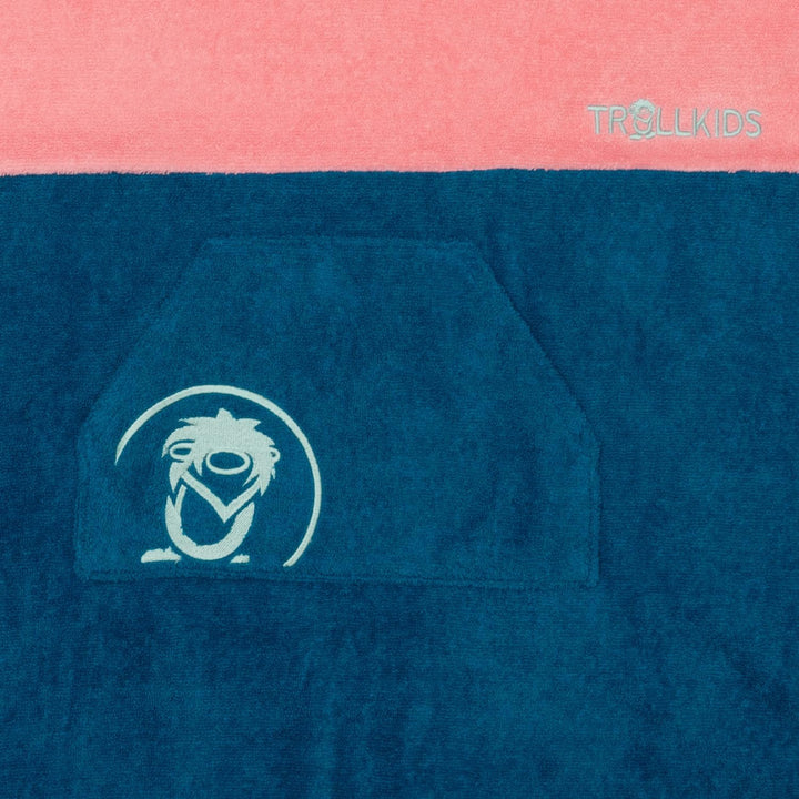 Trollkids Kids Kvalvika Surf Poncho 98 Peony Rose, 98 Peony Rose