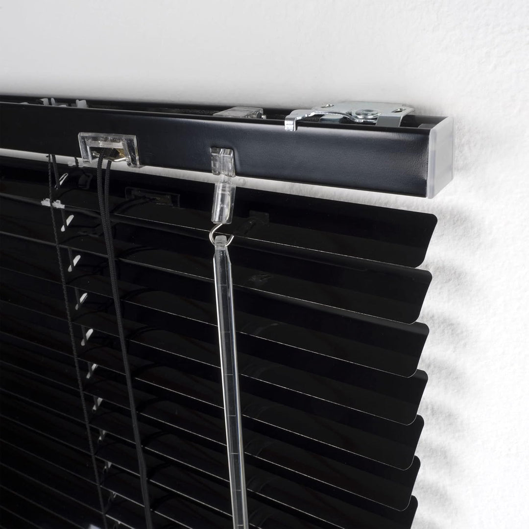Liedeco | Aluminium-Jalousie | schwarz B90cm x H160cm, Schwarz