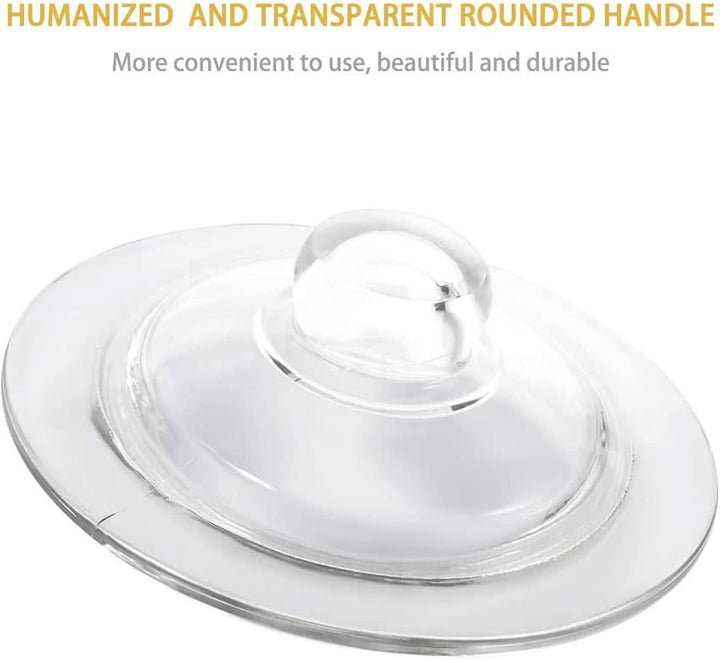 MASTERTOP Vorratsgläser mit Deckel 3,9 Liter, Luftdicht Glasbehälter mit Deckel, Breiter Vorratsdose