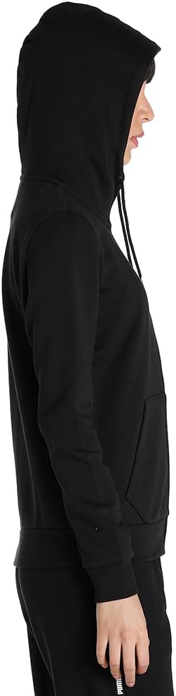 Puma Damen ESS Logo Full-Zip Hoodie FL Pullover XS Puma Schwarz, XS Puma Schwarz