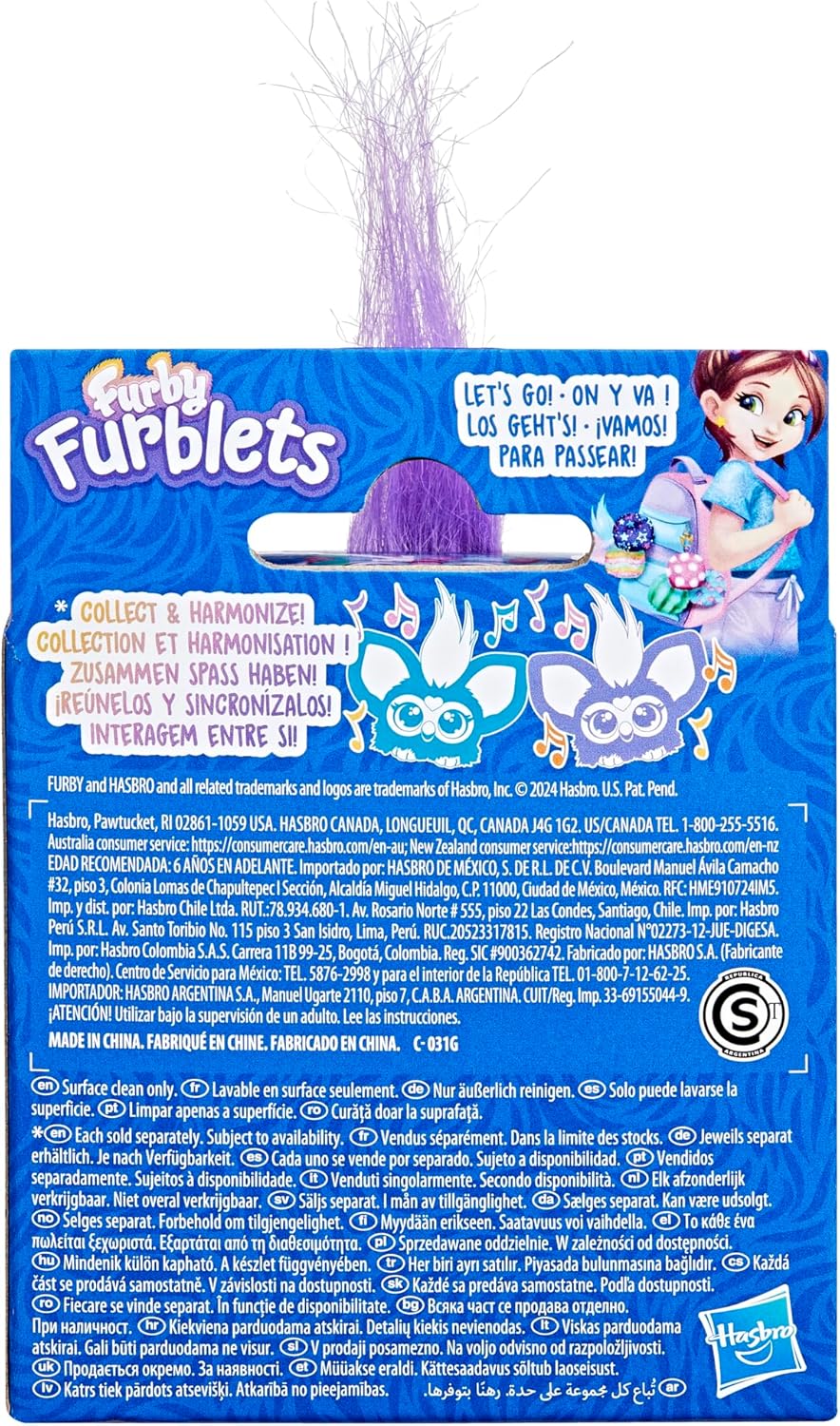 Furby Furblets Mer-May Mini elektronisches Plüschspielzeug, MER-MAY