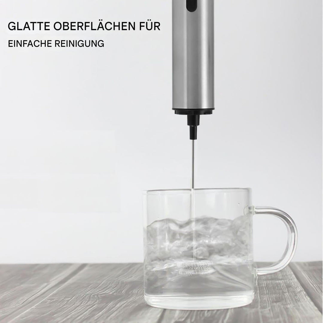 Elektrischer Schneebesen,Getränkemixer - Aufladbarer Leiser Schneebesen Mit Dreifach Geschwindigkeit