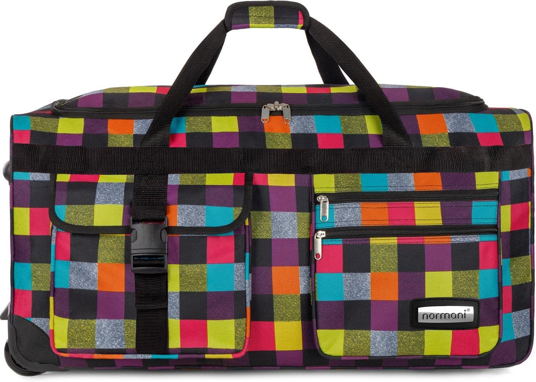 Stabile Reisetasche Trolley Big Size XL 80-150 Liter mit 2 Rollen –Robust und wasserabweisend - Leic
