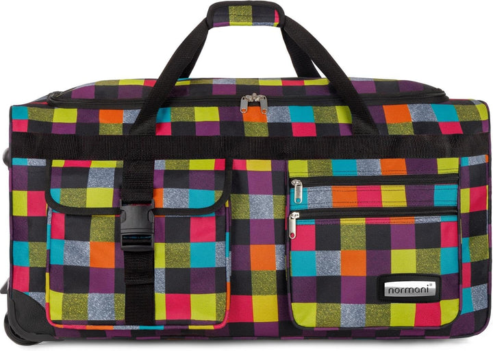 Stabile Reisetasche Trolley Big Size XL 80-150 Liter mit 2 Rollen –Robust und wasserabweisend - Leic