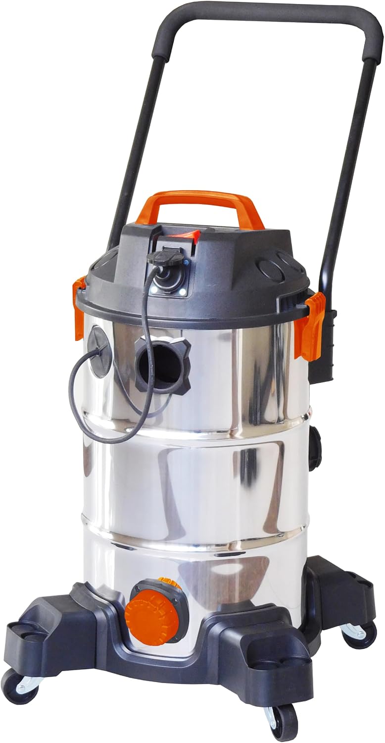 Strahlemann Schlammsauger 1200 W mit Pumpe, 35 l Teichsauger | Integrierte Teichpumpe