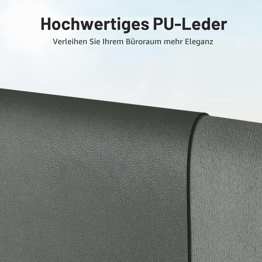 Aothia Schreibtischunterlage,PU-Leder-Schreibtischmatte,Mauspad,rutschfester Schreibtischschutz,wass