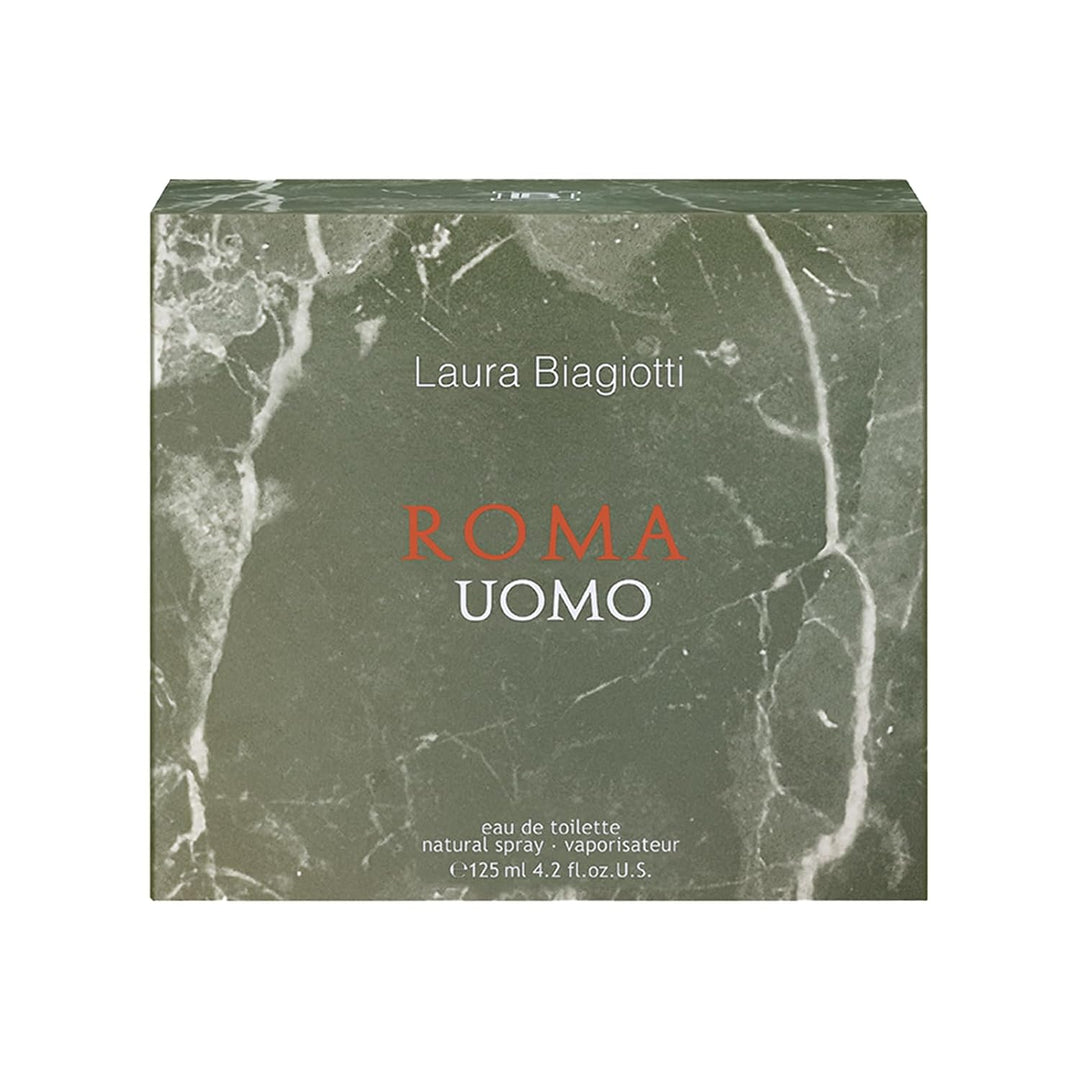 Laura Biagiotti Roma Uomo homme/men, Eau de Toilette, 1er Pack (1 x 125 ml) aromatisch 125 ml (1er P