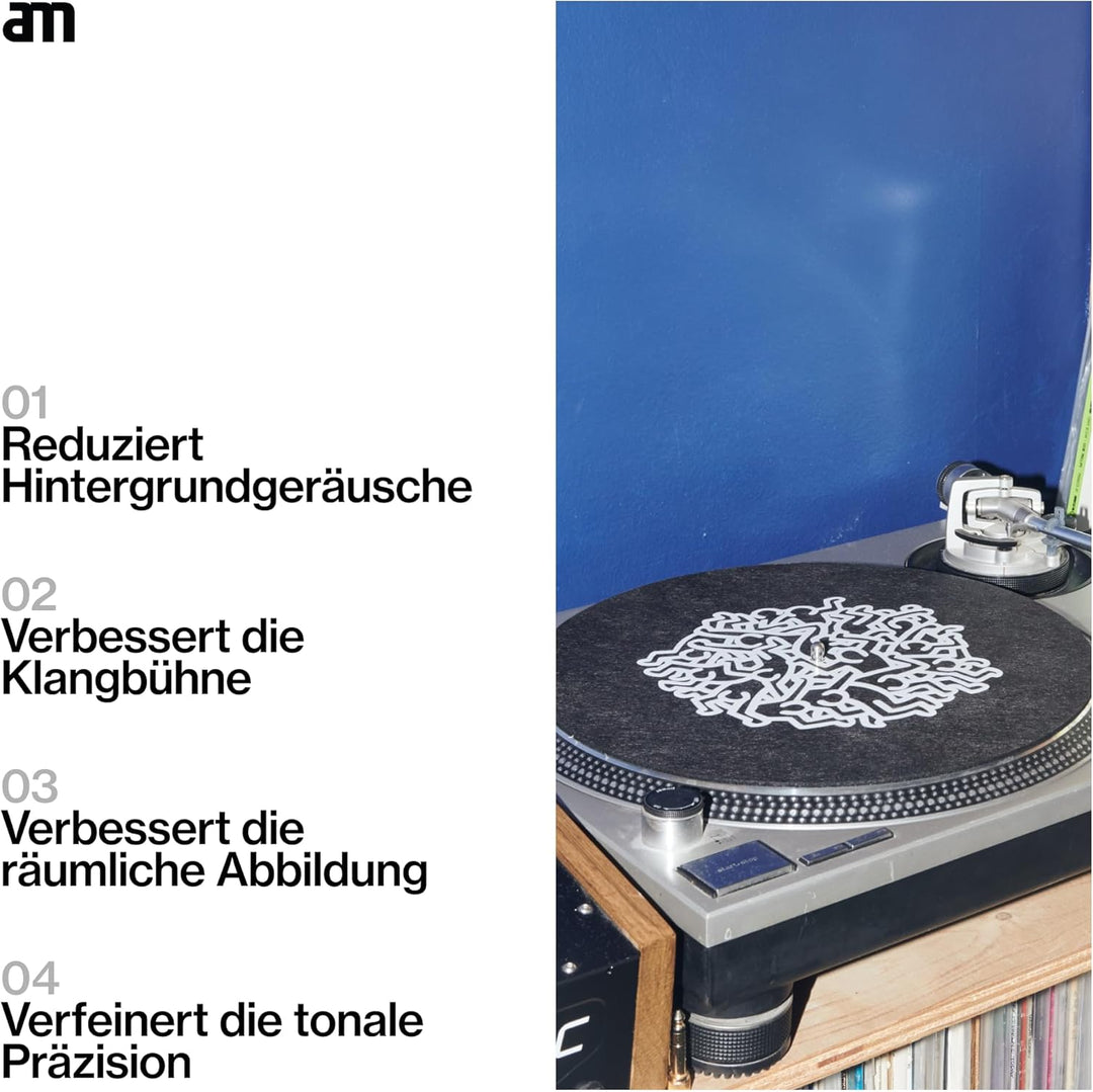 AM Clean Sound Schallplatten Reinigung und Pflege Kit (Keith Haring Edition) - Vinyl LP Platten Rein