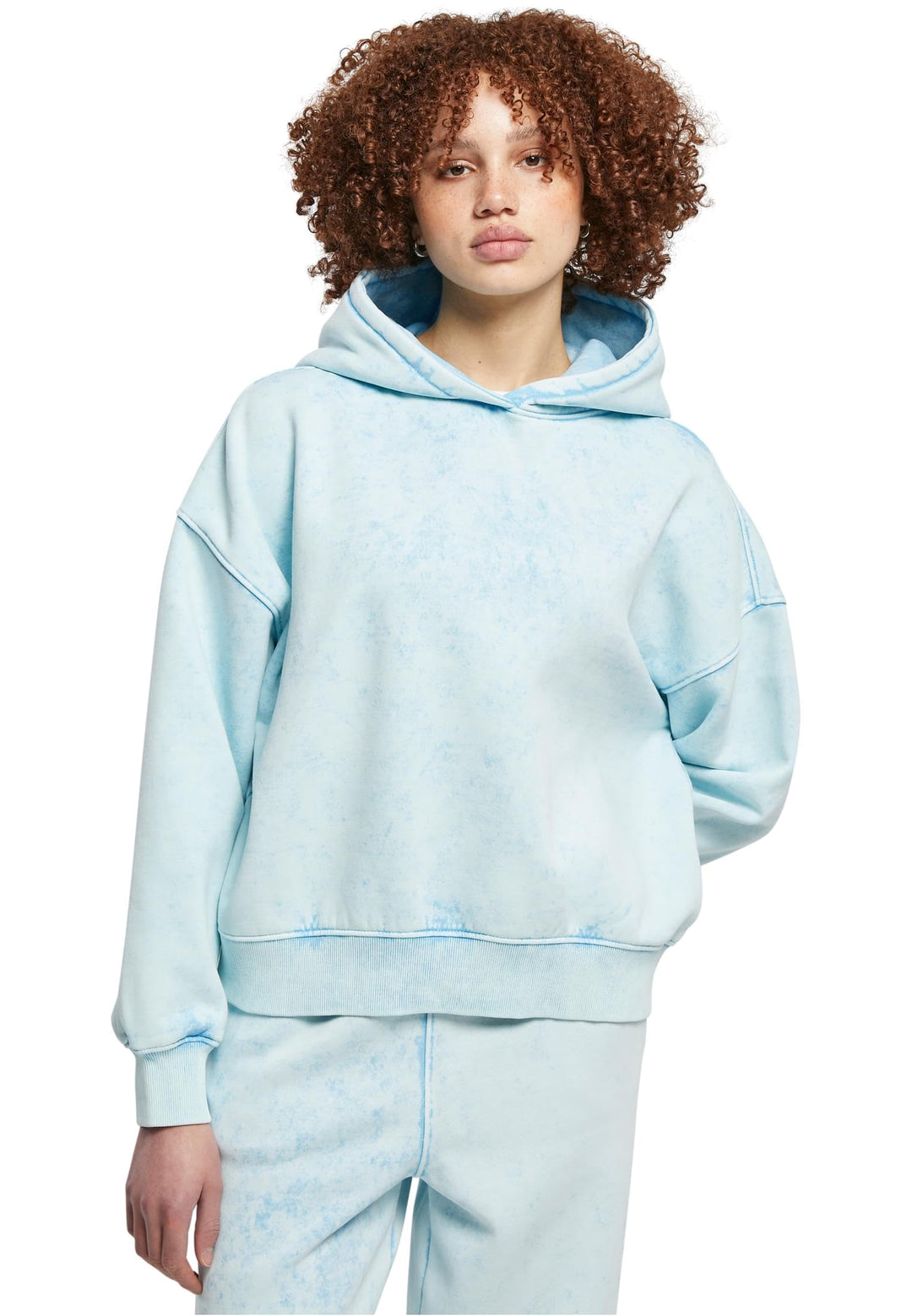 Urban Classics Damen Ladies Oversized Towel Washed Hoody Balticblue 3XL, Balticblue 3XL