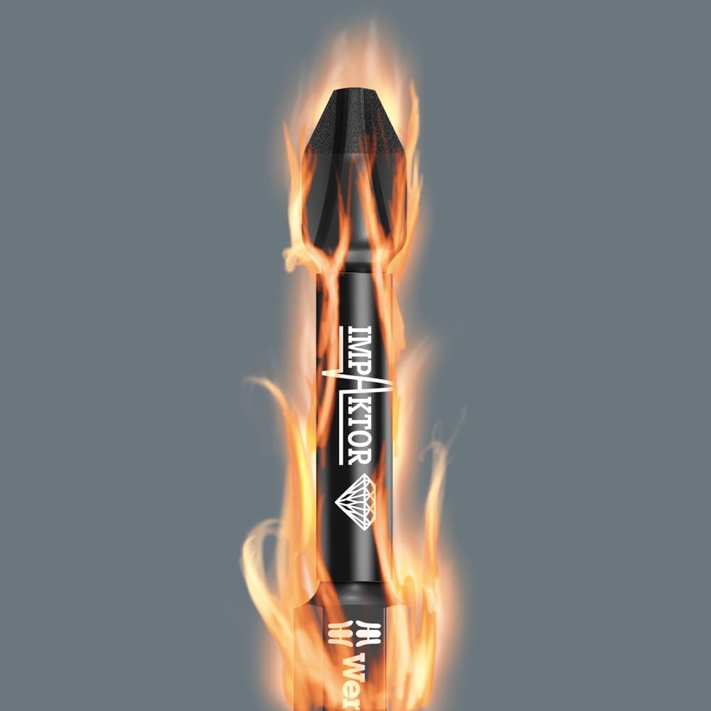 Wera Bit-Sortiment, Bit-Check 6 Impaktor 1, 6-teilig, 05057695001 Bit-Check 6 Impaktor 1 Single, Bit