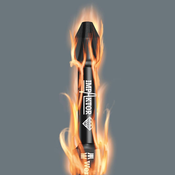 Wera Bit-Sortiment, Bit-Check 6 Impaktor 1, 6-teilig, 05057695001 Bit-Check 6 Impaktor 1 Single, Bit
