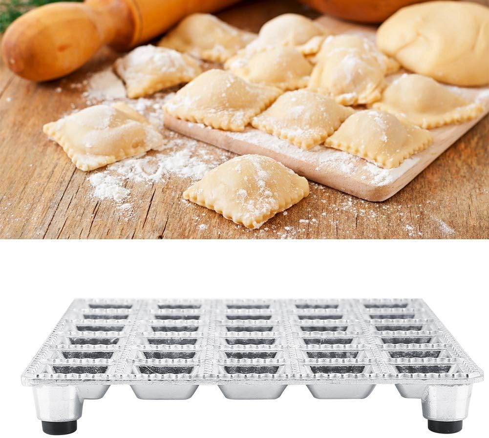 Ravioli-Form aus Aluminiumlegierung Knödel-Gebäck-Formenbauer Küchenhelfer Mini Squares Ravioli Make