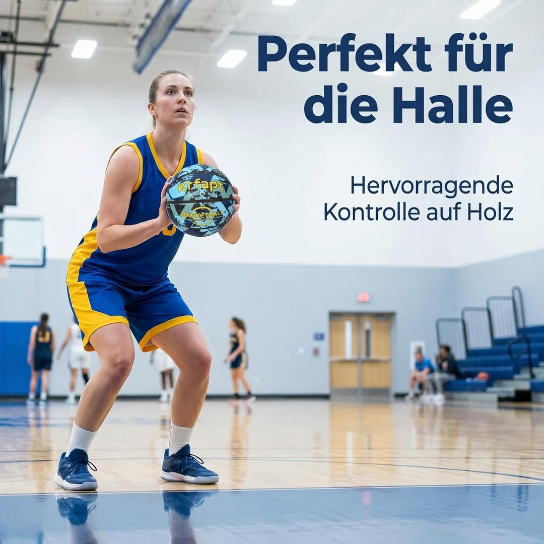 Basketball Kinder Grösse 5 & 3 Grösse 7– Weicher Mini-Ball mit Griffiger Oberfläche, Ideal für Schul