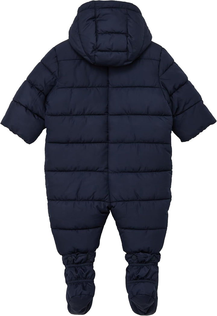 Schneeanzug mit abnehmbaren Füsschen und samtigem Fleecefutter 62 Navy, 62 Navy