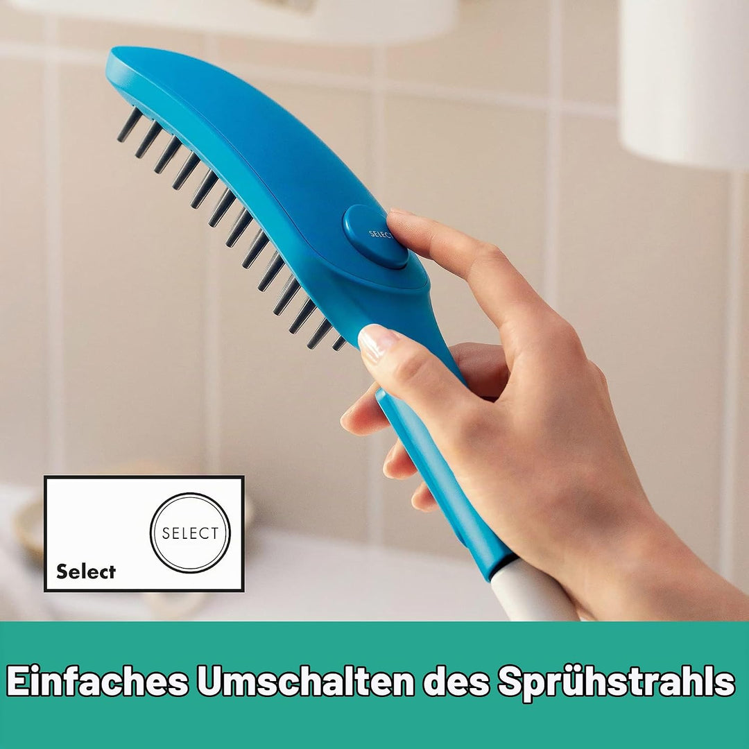 hansgrohe Hundedusche DogShower, Brause wassersparend mit 3 Strahlarten zur Fellpflege von Hunden un