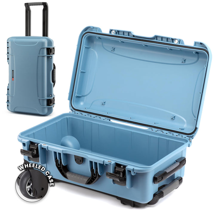 Nanuk Large Series 935 Leichter, wasserdichter Schutzkoffer aus NK-7-Harz, Schwarz Cyan Leer, Cyan L