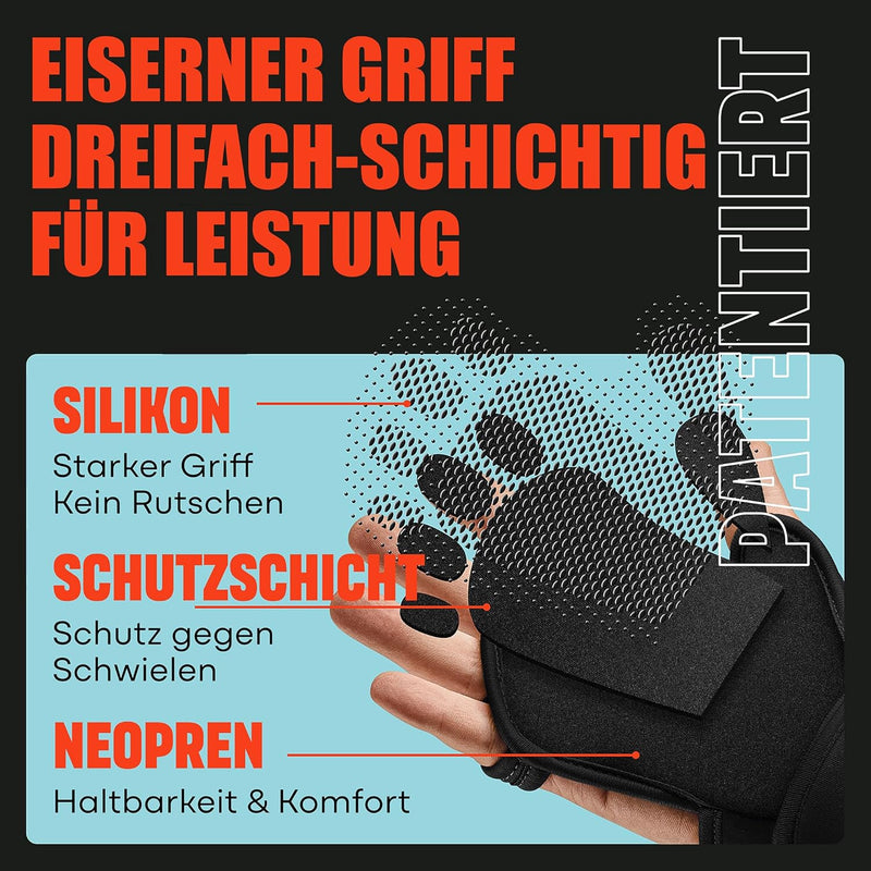 Mava Sports Belüftete Handschuhe für Männer und Frauen | mit integrierten Handgelenksmanschetten und