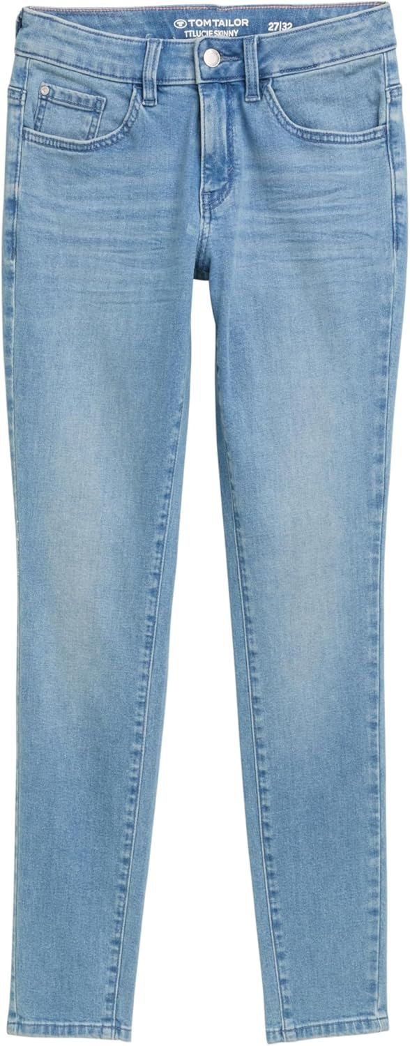 TOM TAILOR Damen Alexa Skinny Jeans 25W / 30L 10142 - Light Stone Blue Denim, 25W / 30L 10142 - Ligh