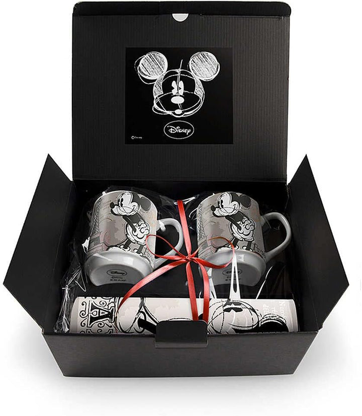 Egan Set 2 Mug Stapelbar Paris Disney mit Tischset, mehrfarbig, WMSET/31